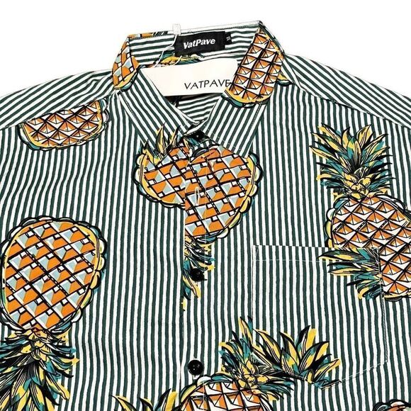 VatPave Hawaiian shirt, size M A 453 - Picture 2 of 4